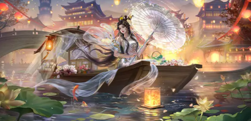 <b>各位玩家们可为心仪女神献上浸透情意的彩色圣莲助她摘下标志亚特大陆</b>